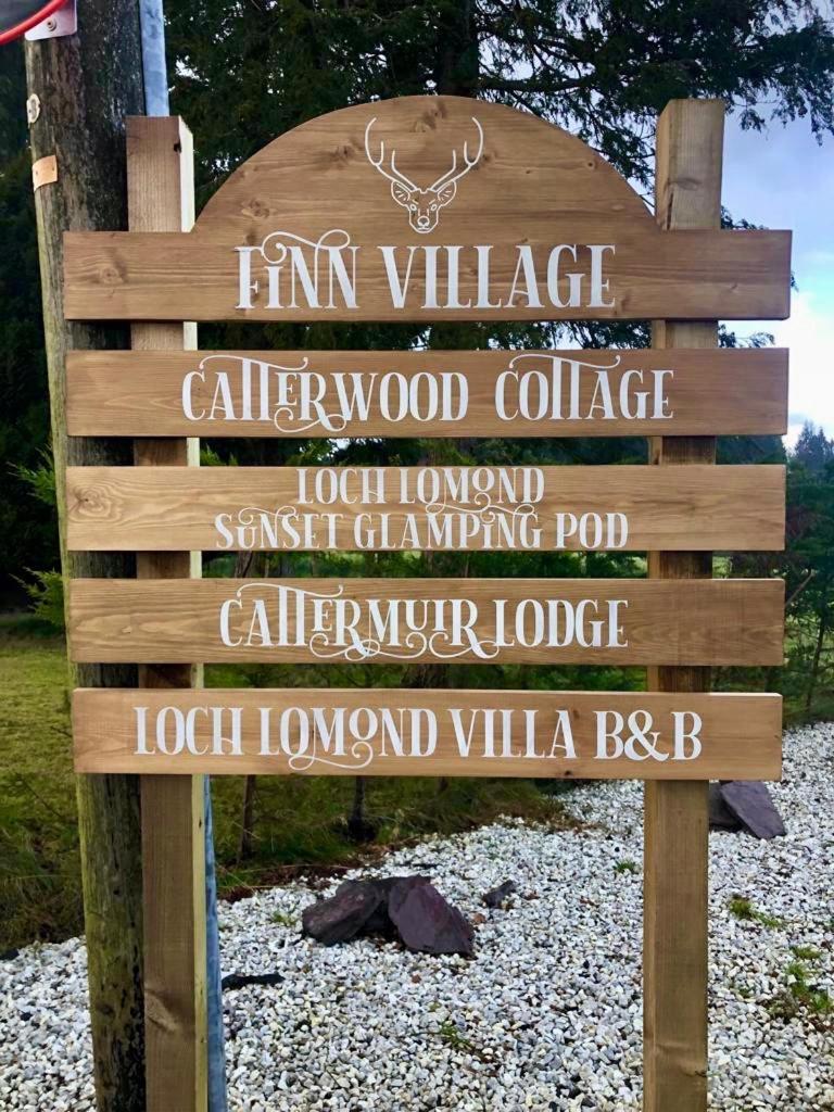 Finn Village - Loch Lomond Villa B&B - Black Room With Jacuzzi-Style Bath Glasgow Zewnętrze zdjęcie